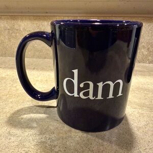 Dam Mug W Westerdam Holland America Cruises Coffee Cup Tea Dark Blue & White